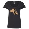 Softstyle Women's Deep Scoopneck T-Shirt Thumbnail