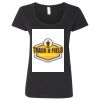 Softstyle Women's Deep Scoopneck T-Shirt Thumbnail